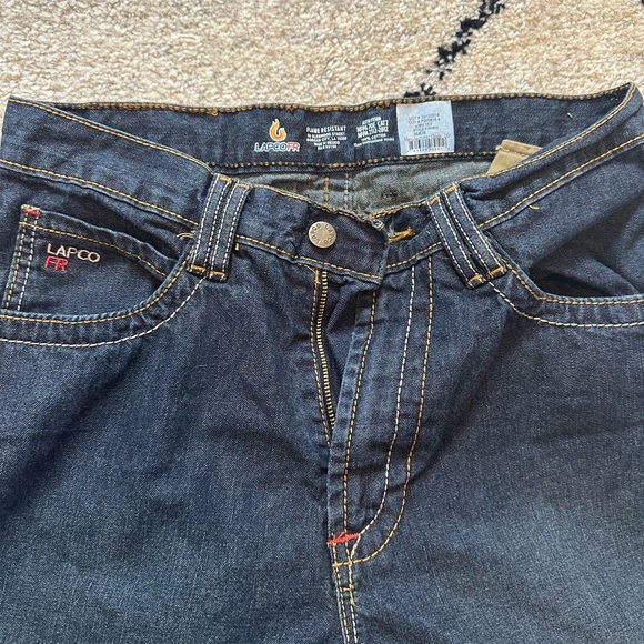 LAPCO FR Men’s Dark Wash Jeans - Picture 3 of 5